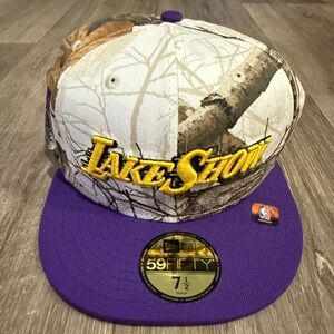 New Era X Realtree Camo NBA Los Angeles Lakers Lake Show Hat 7 1/2 (59.6cm)